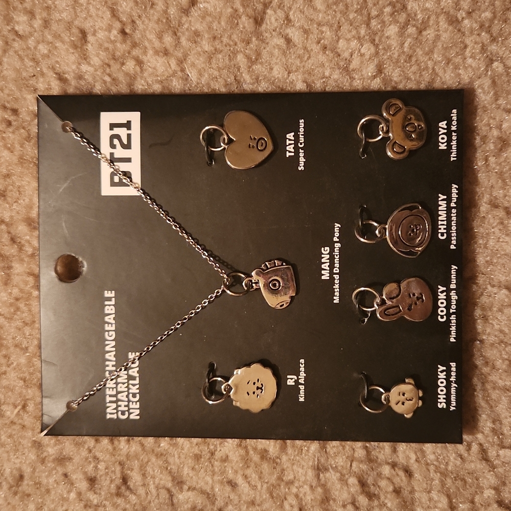 BT21 Charm Necklace